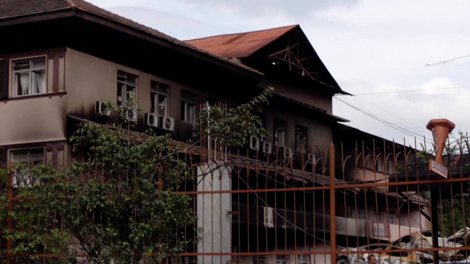 Nepal cleans up burnt out police station after deadly protests | Protests