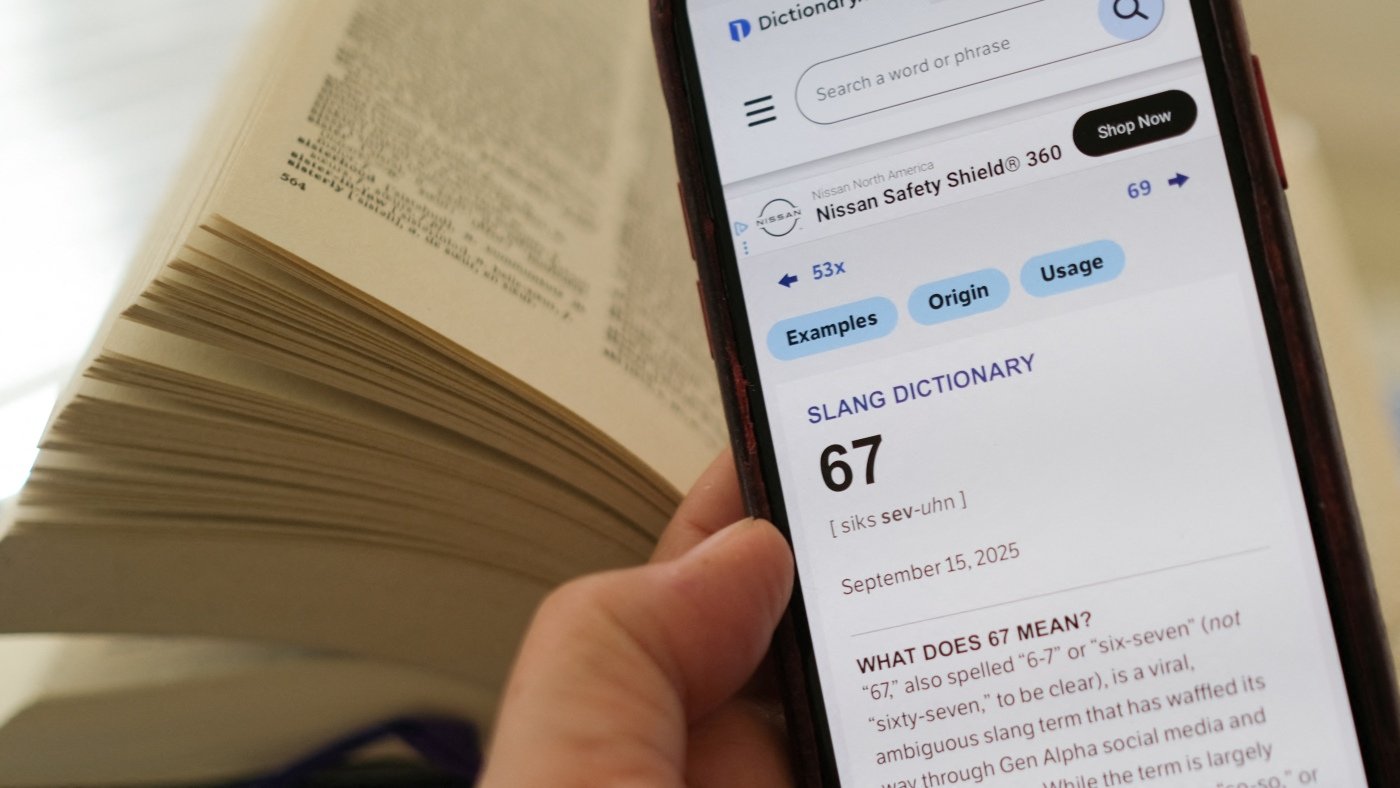 '67’ is Dictionary.com’s word of the year. What is it? : NPR