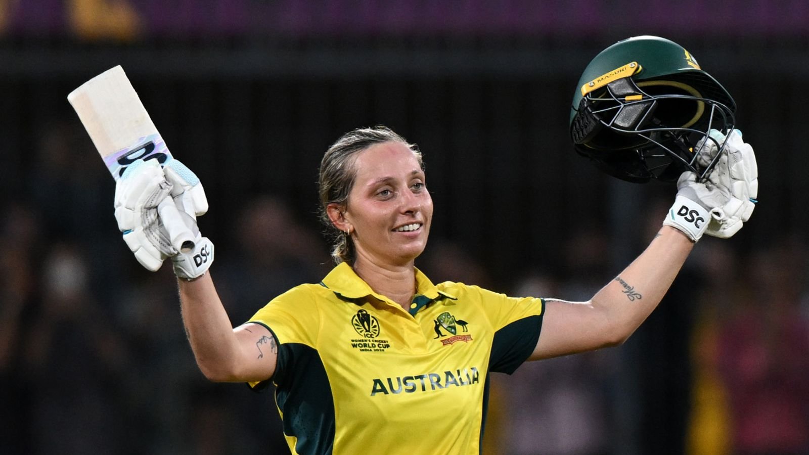 Ash Gardner hit third-fastest century in Women's Cricket World Cup in Australia's victory over New Zealand
