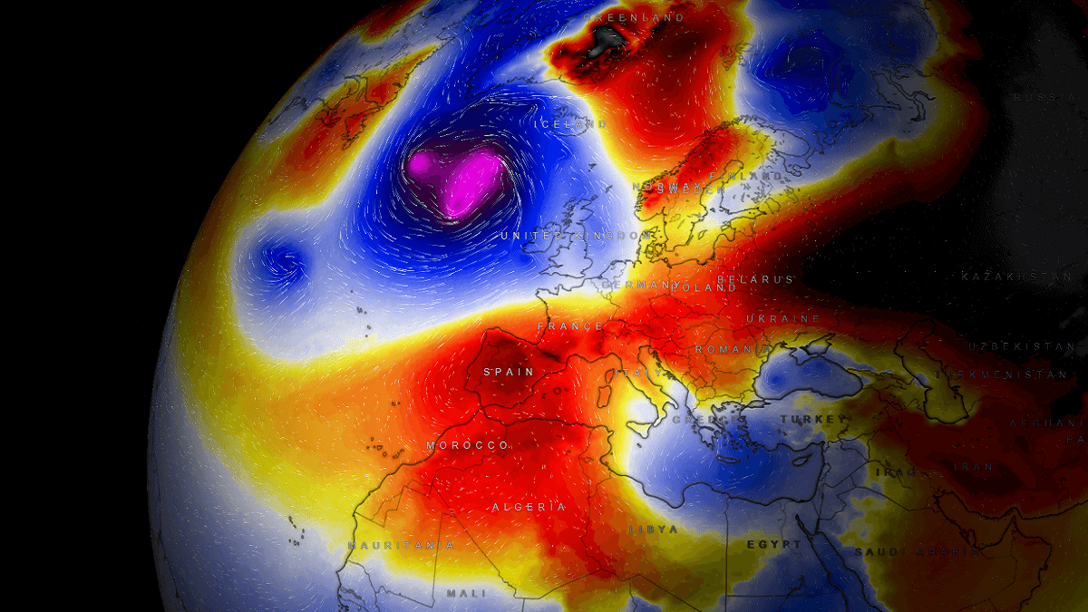 Zonal flow returns, with multiple intense storms into Western Europe, and warmth across the continent