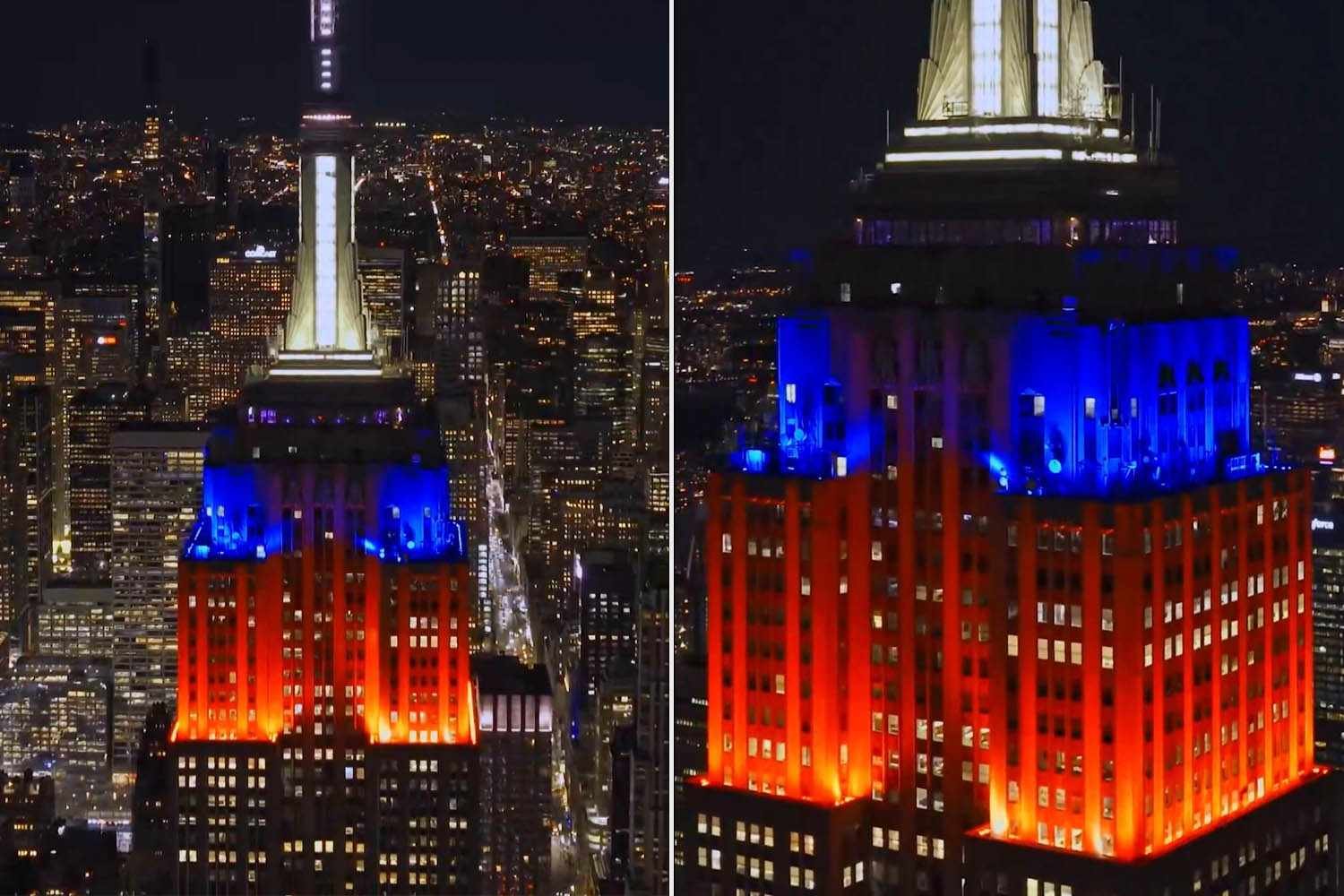 New Yorkers Outraged After Empire State Building Glows in Patriots Colors