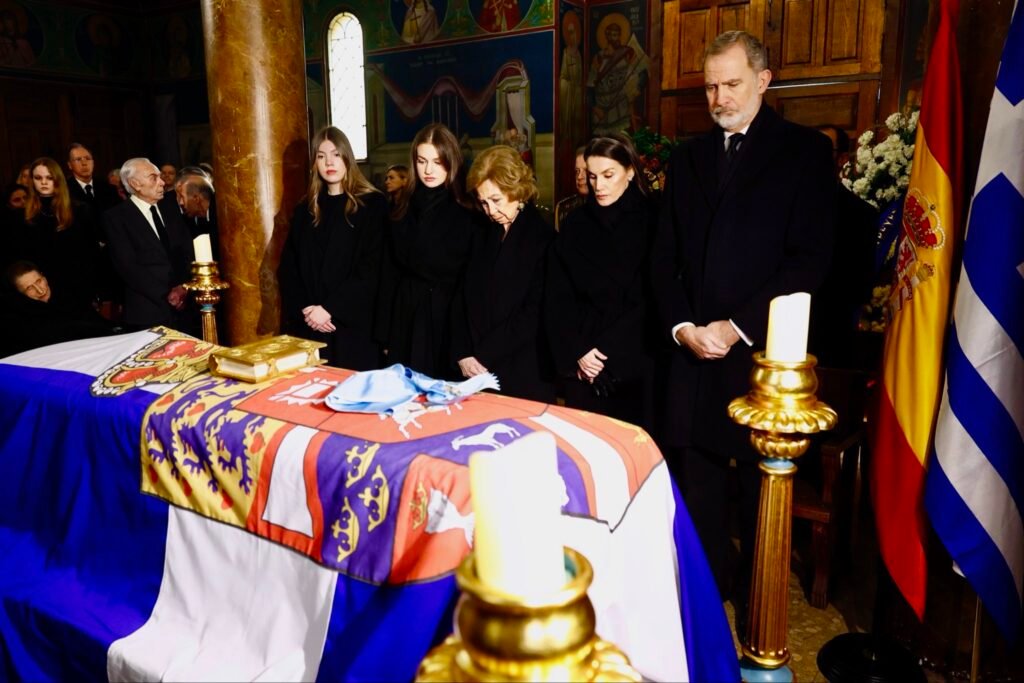 Princess Irene is mourned by Spain's royals