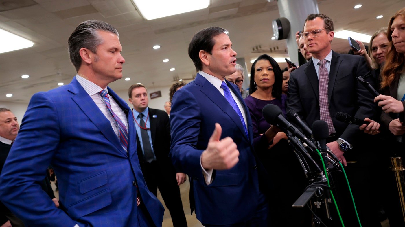 Rubio and Hegseth brief lawmakers on "three fold process" for Venezuela : NPR