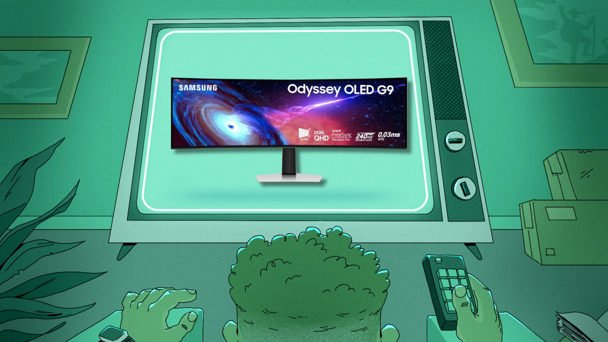 The Samsung Odyssey OLED G9 Is Nearly $400 Off