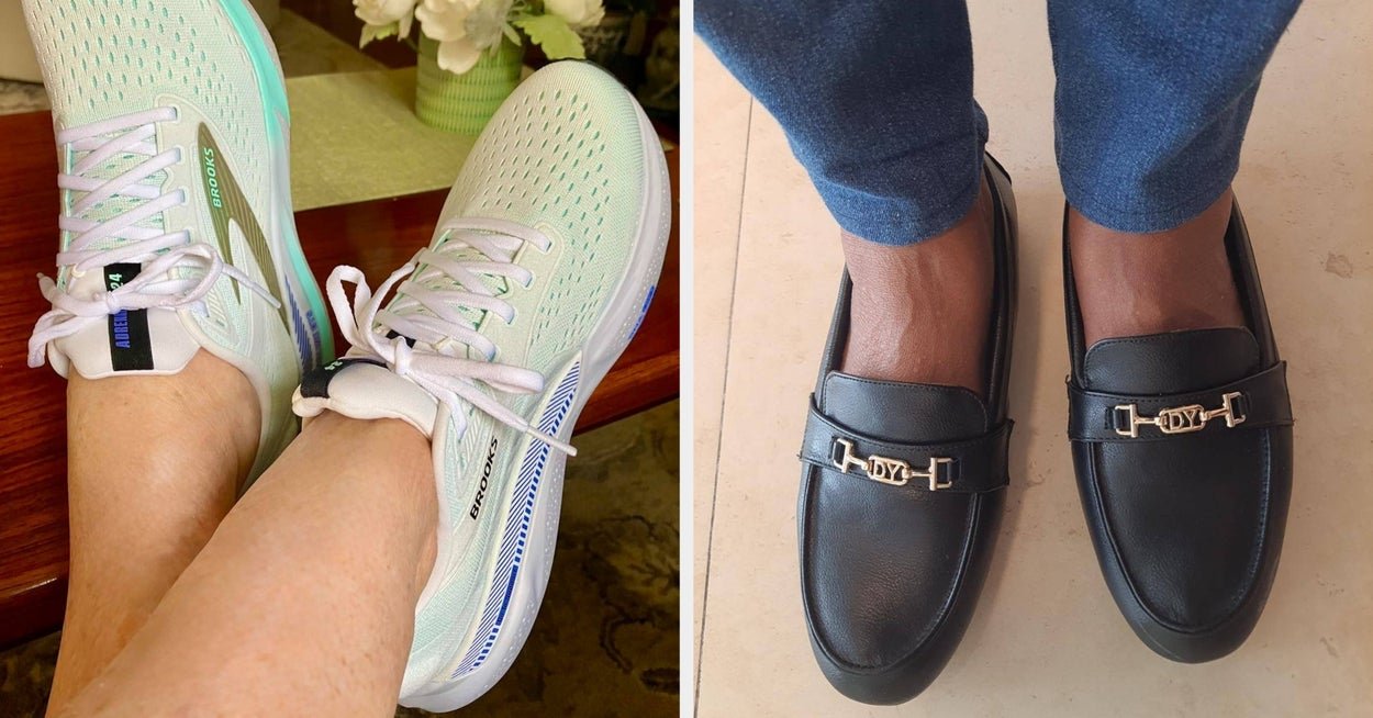 27 Comfy Shoes Reviewers Over 50 Rave About