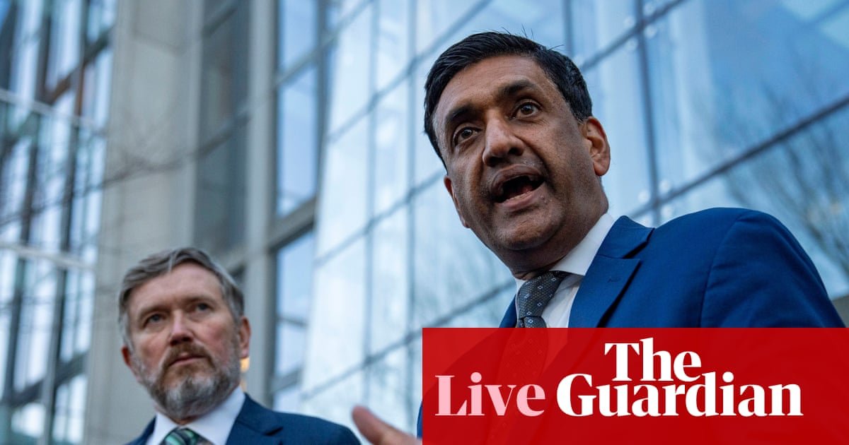 Democratic congressman Ro Khanna names six men appearing in unredacted Epstein files – live | Jeffrey Epstein