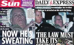 Hang it in the Louvre? Andrew Mountbatten-Windsor's photo placed in Louvre by activists