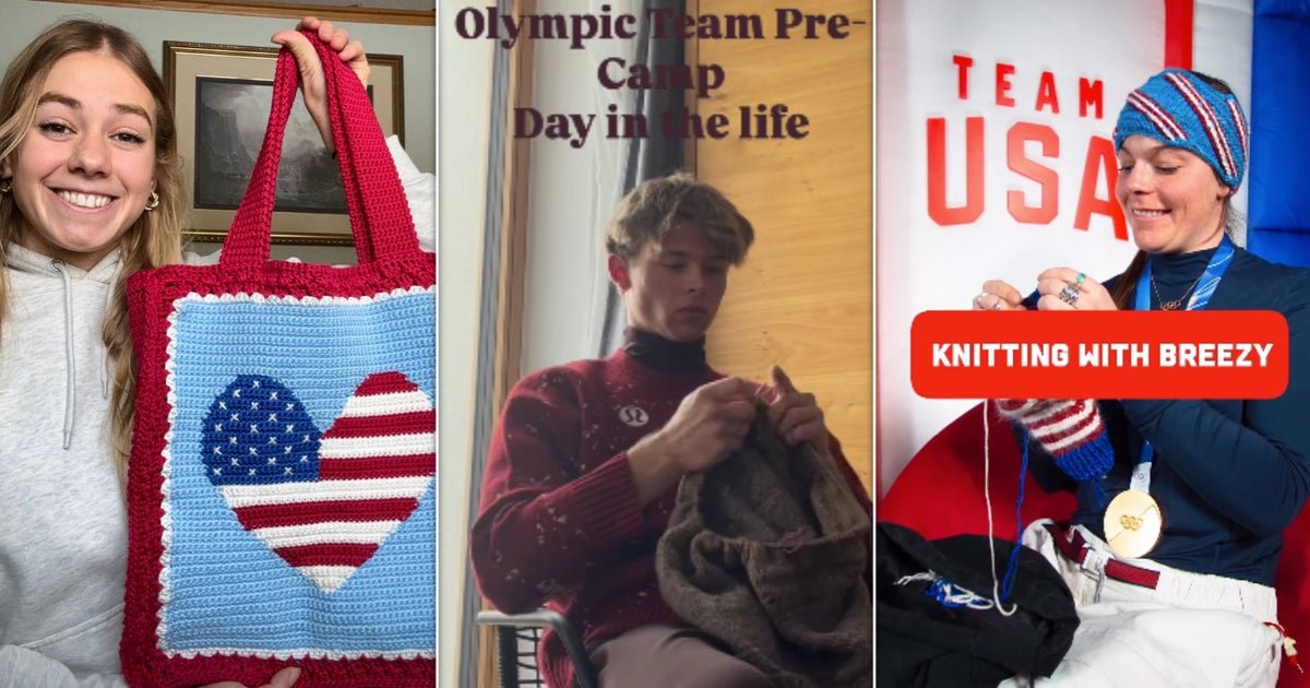 Here's How Knitting Helps Olympians' Mental Health