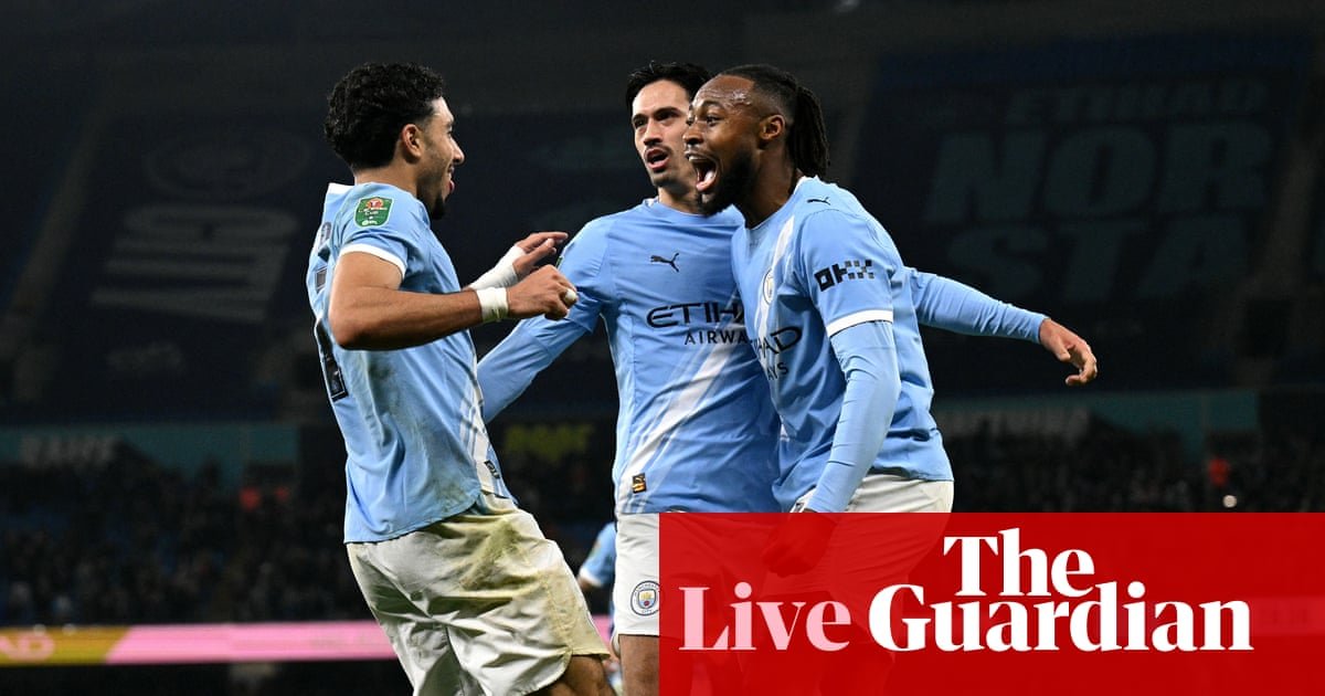 Manchester City 3-1 Newcastle United (agg: 5-1): Carabao Cup semi-final, second leg – live | Carabao Cup