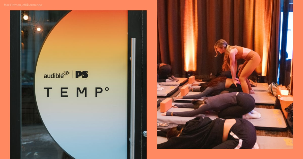 Popsugar x Audible Temp Check Wellness Day Recap