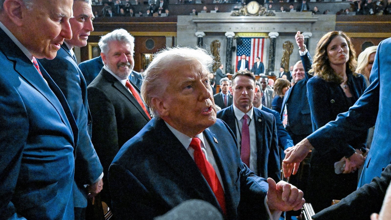 Trump plans to take his State of the Union message on the road — eventually