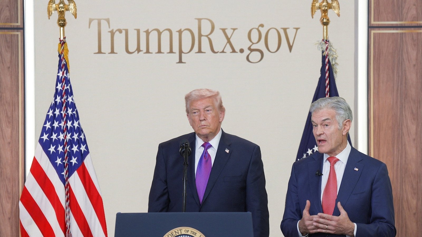 Trump unveils TrumpRx website he says will help Americans buy lower-priced prescription drugs