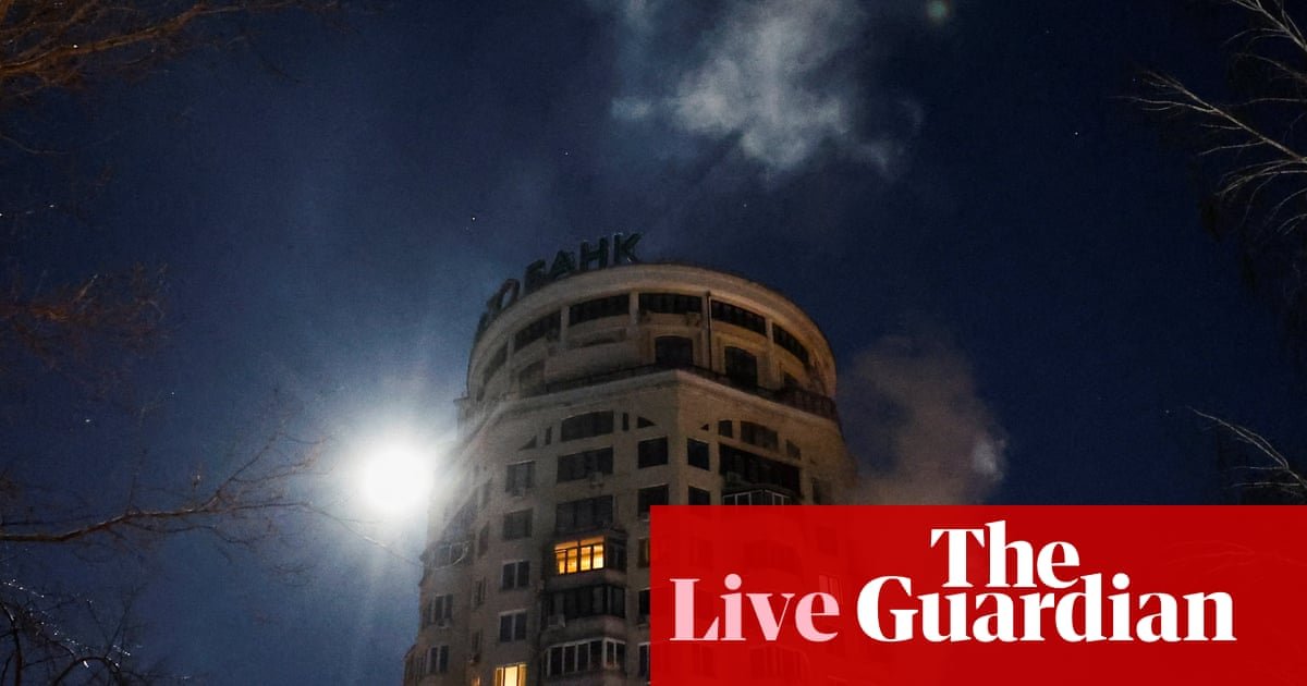 Ukraine negotiators’ work ‘to be adjusted’, warns Zelenskyy, after huge Russian attack on Kyiv – Europe live | Europe