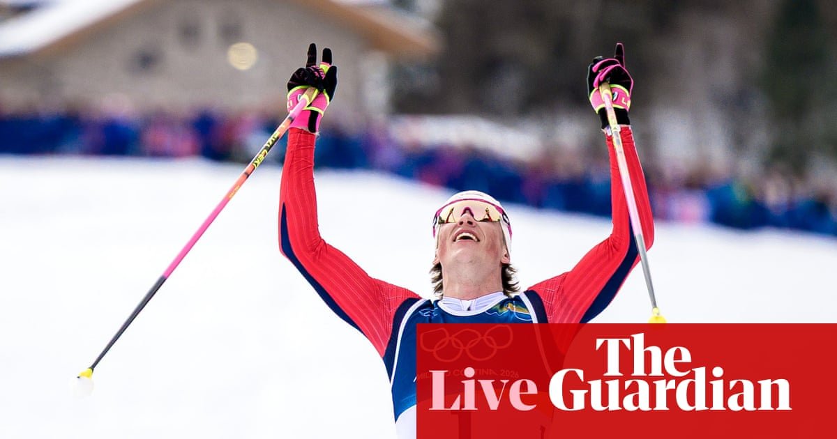 Winter Olympics 2026: Klæbo wins historic sixth gold, bobsleigh resumes after crash – live | Winter Olympics 2026