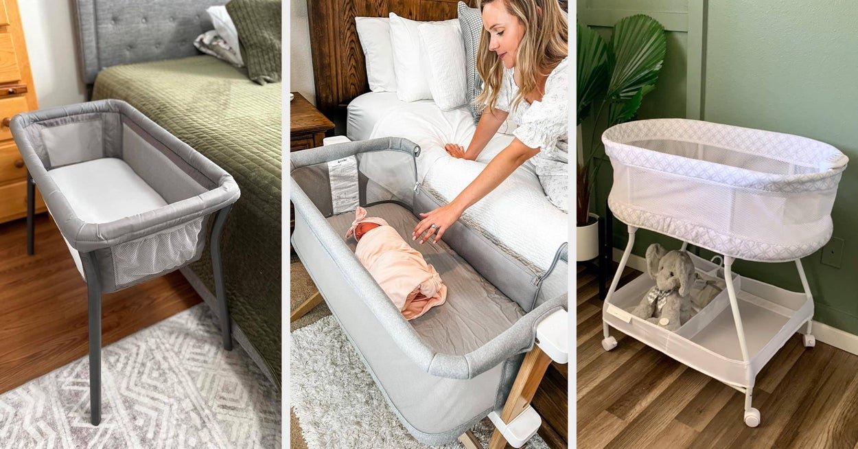 14 Bedside Baby Bassinets That Are Designed So Everyone Gets A Good Night's Sleep