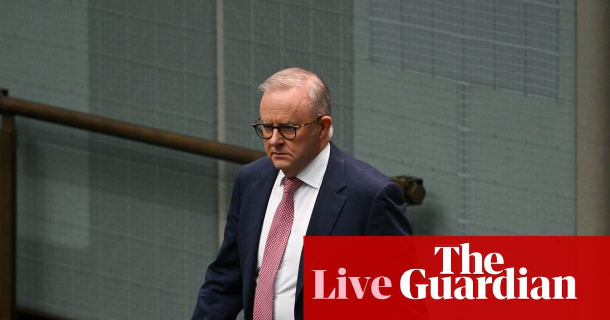 Australia politics live: Albanese tables leaked Liberal election review as two MPs ejected from rowdy question time | Australia news