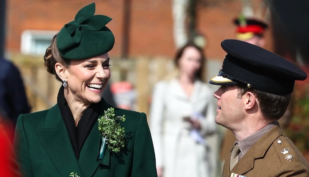 The Princess of Wales celebrates St. Patrick
