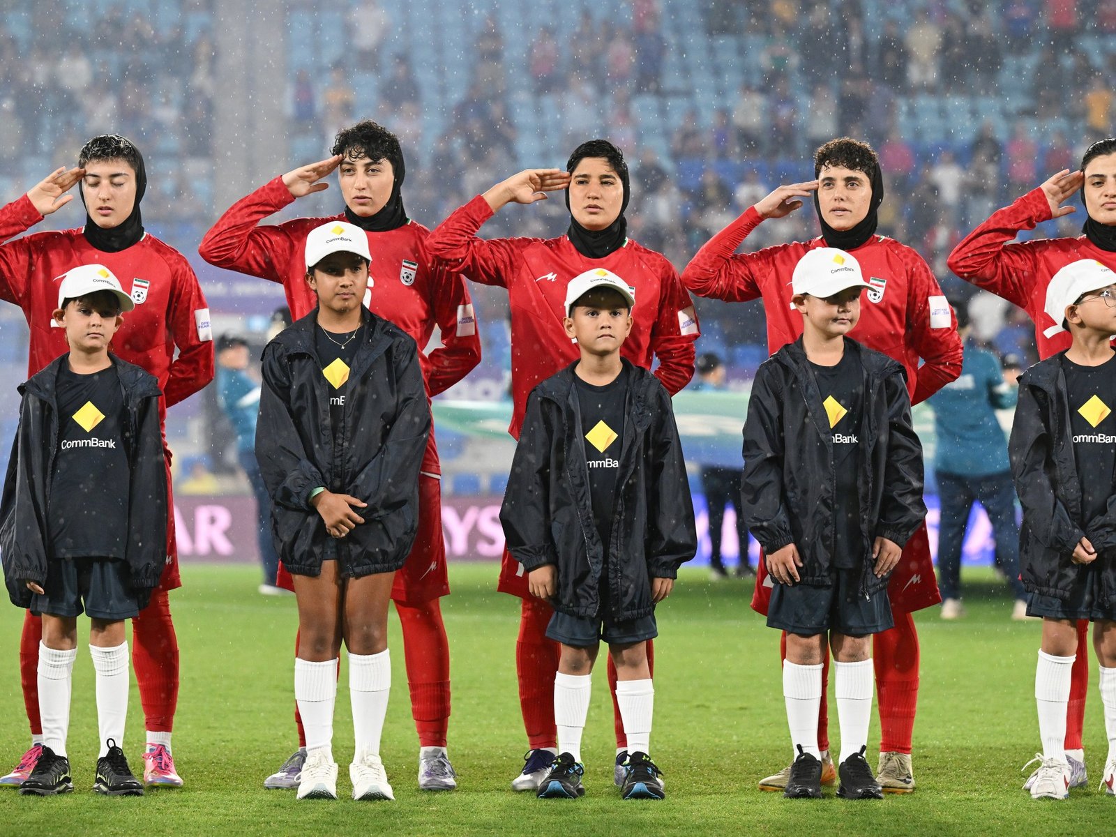 Iran women’s football team sing anthem amid safety concerns during war | Football News