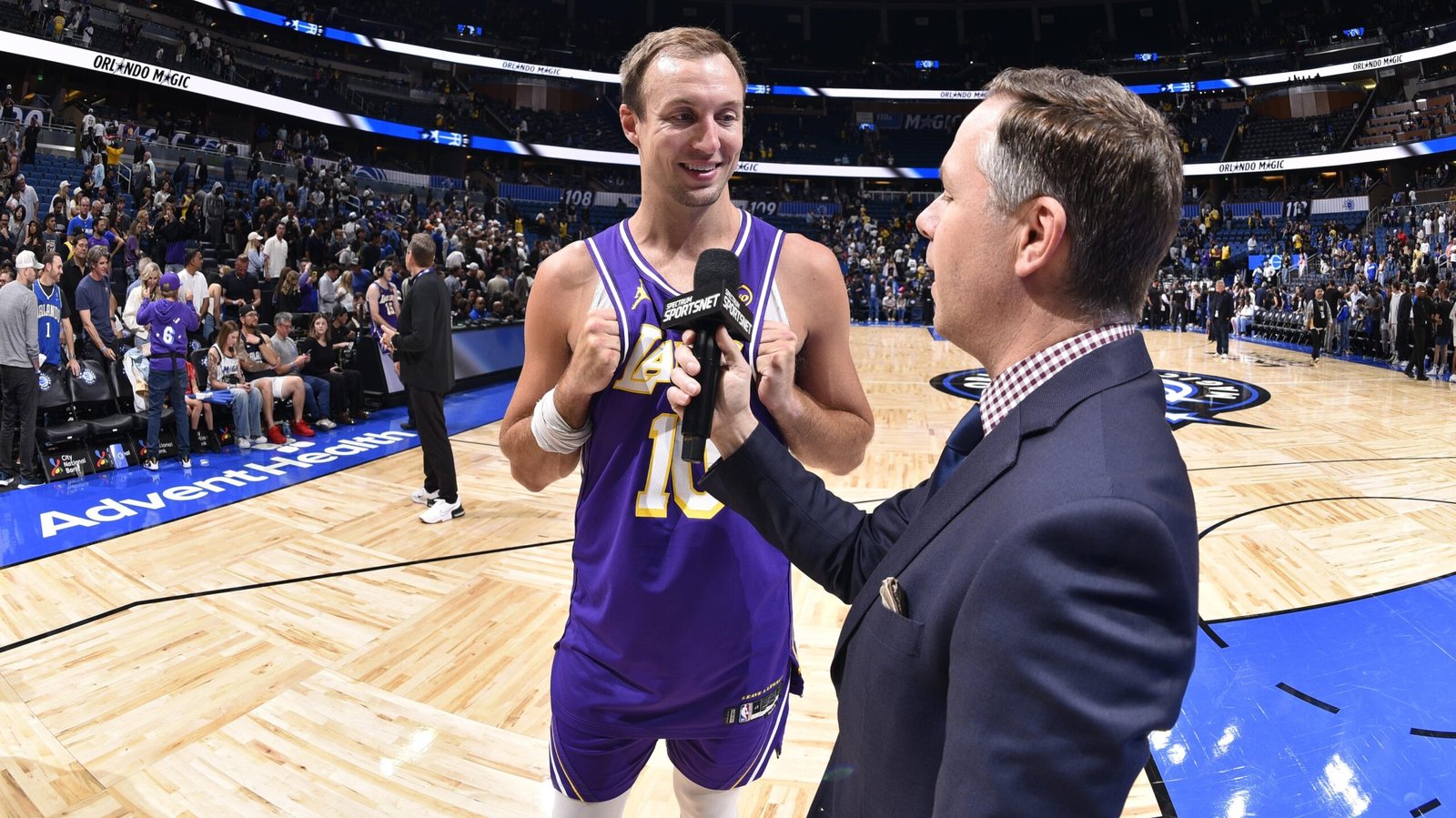 Luke Kennard, LeBron React to Clutch Shot to Keep Lakers' 9-Game Win Streak Alive Since Trade