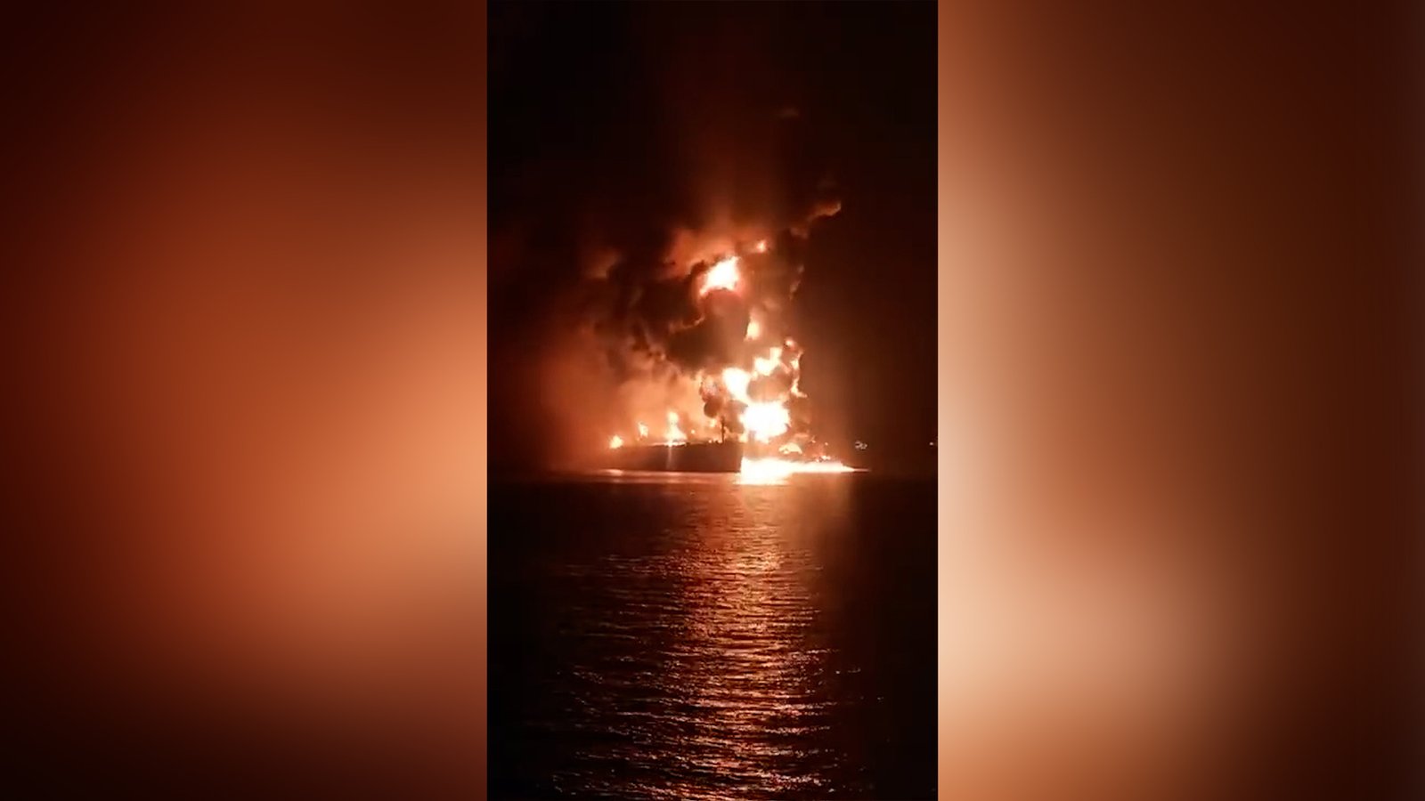 Massive fires on two oil tankers after attack in Iraqi waters | US-Israel war on Iran