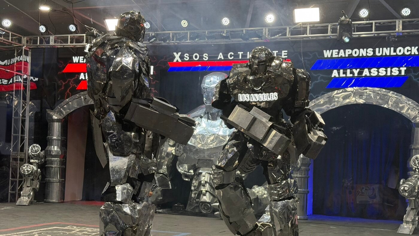 Robots battle it out in Detroit's Robowar : NPR