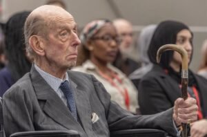 The Duke of Kent makes poignant visit