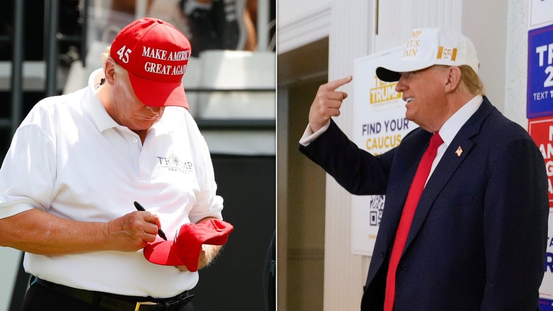 Trumps Confusing Baseball Cap And Suit Combo, Explained