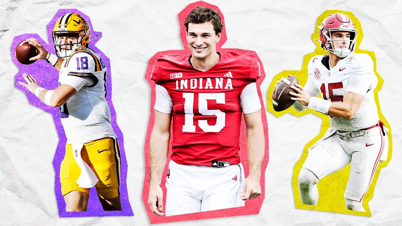 2026 NFL draft QB rankings: Mendoza, Simpson, Nussmeier