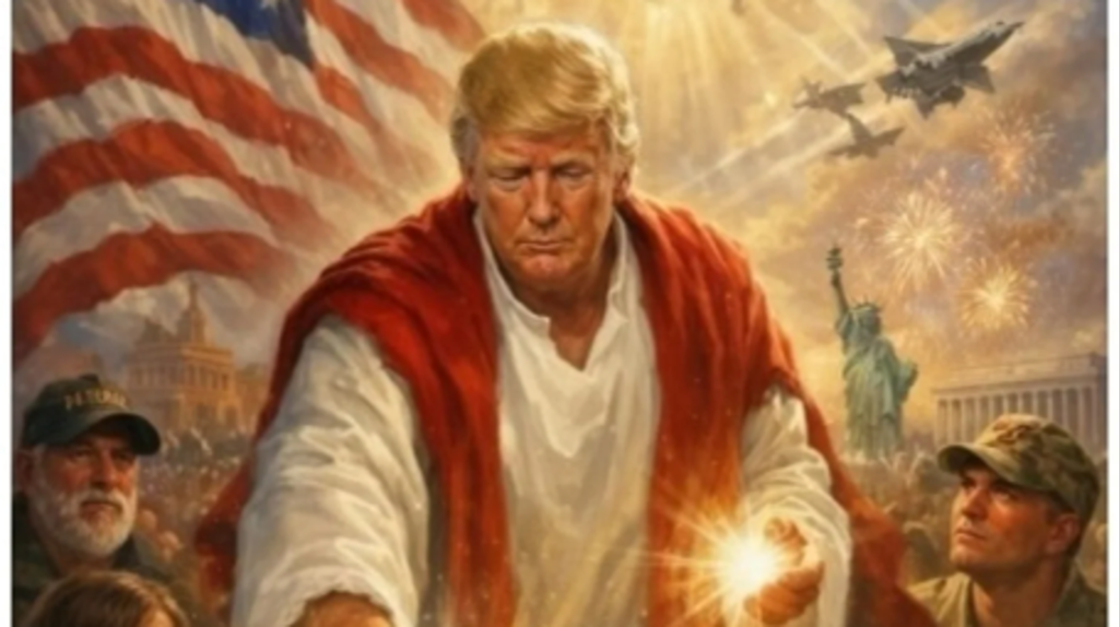 Faith Leaders React To Donald Trump’s AI Art Depicting Him As Jesus Healing The Sick