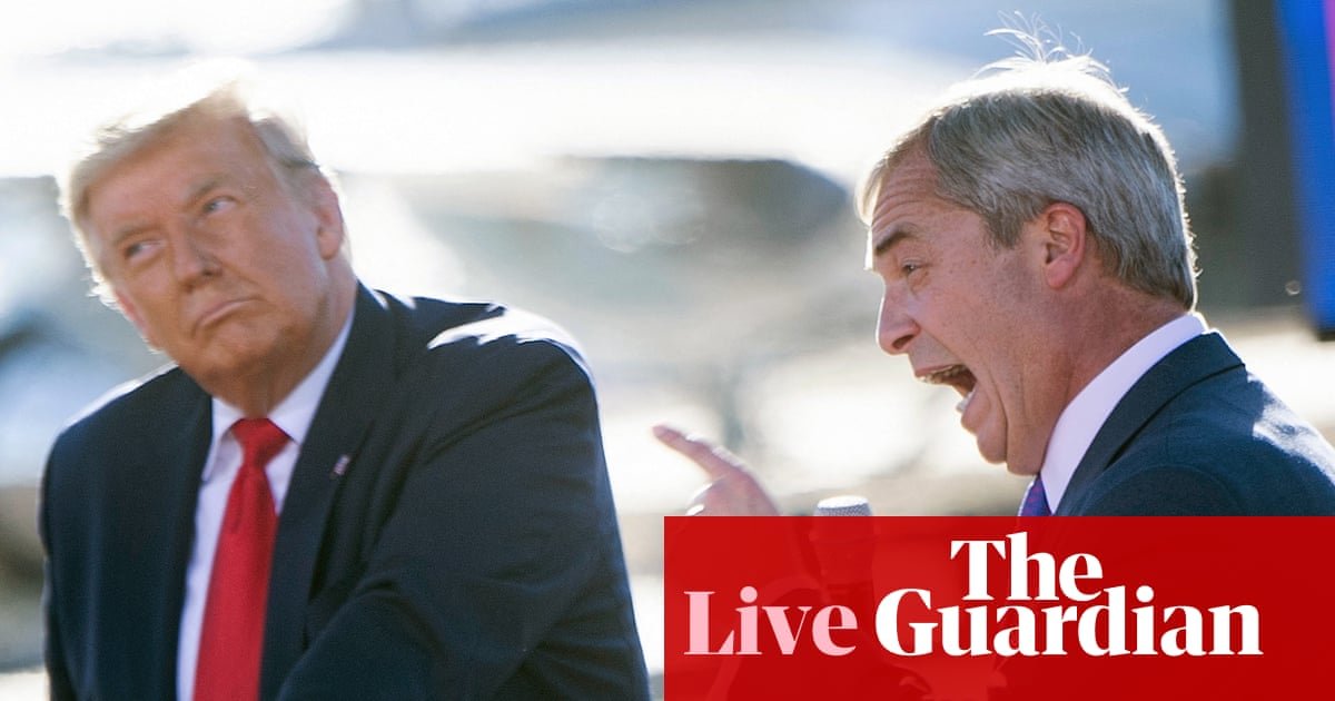 Farage says Trump’s Iranian ‘civilisation will die’ threats went ‘way too far’– UK politics live | Politics