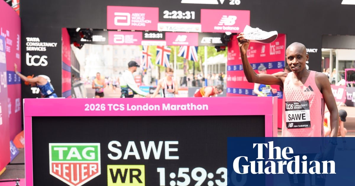 'It will remain in my mind forever': Sabastian Sawe on breaking two-hour marathon barrier – video | London Marathon