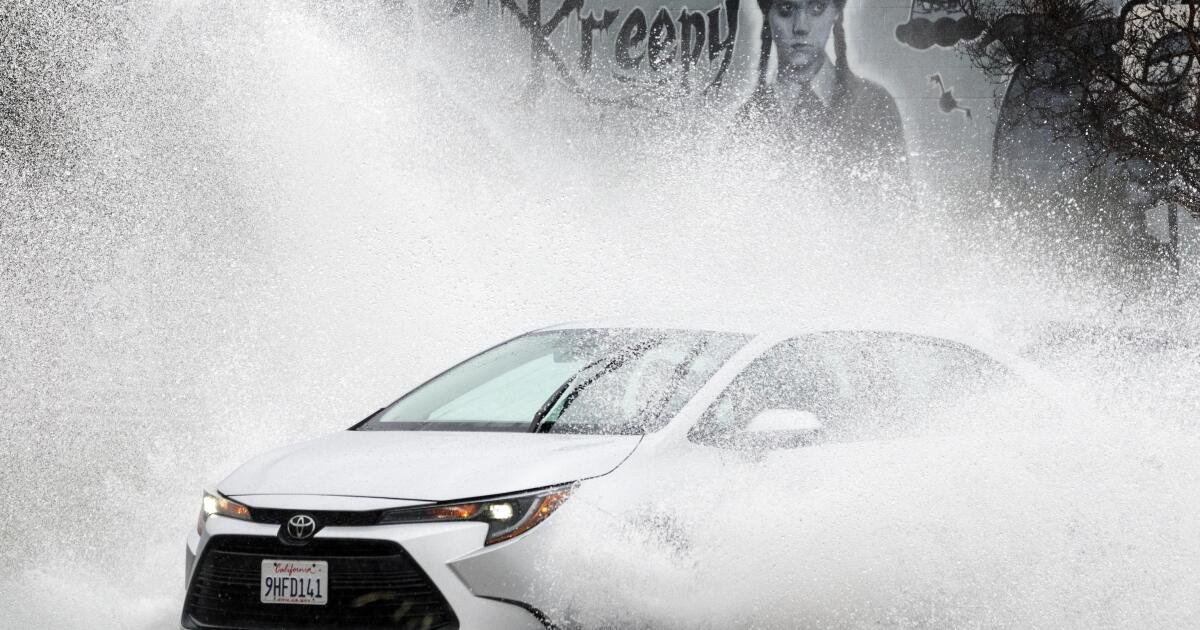 Los Angeles braces for gusty Santa Ana winds, followed by rain