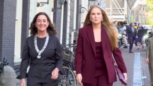 Princess Amalia begins a two-day visit to Amsterdam