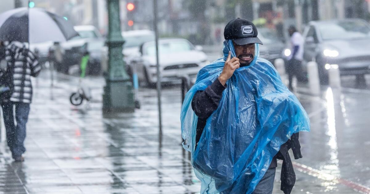 Rain, possible thunderstorms in forecast to break SoCal heat streak
