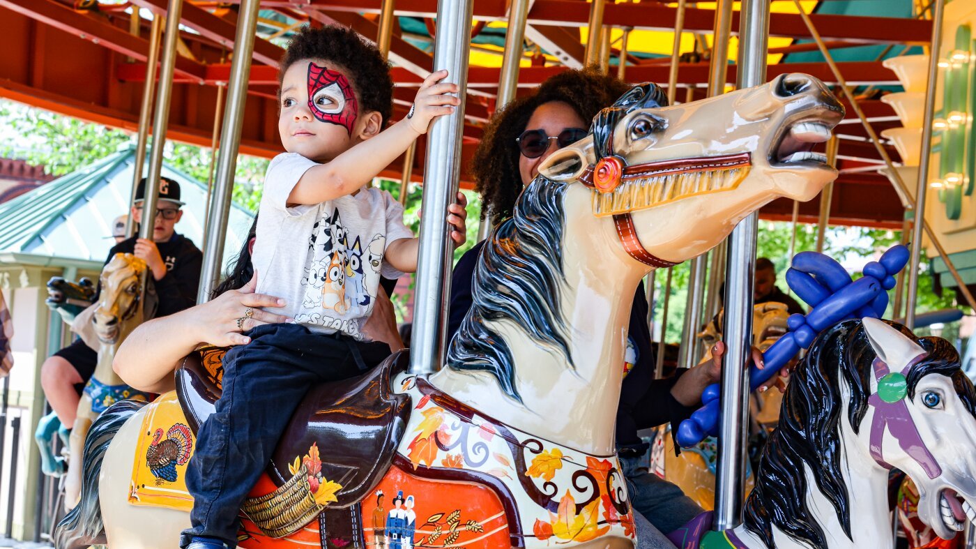 Smithsonian carousel reopens on National Mall : NPR
