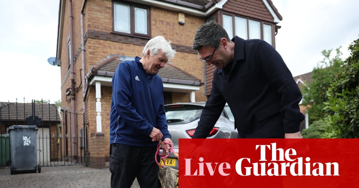 Burnham to launch byelection campaign as Green candidate quits after just nine hours – UK politics live | Politics
