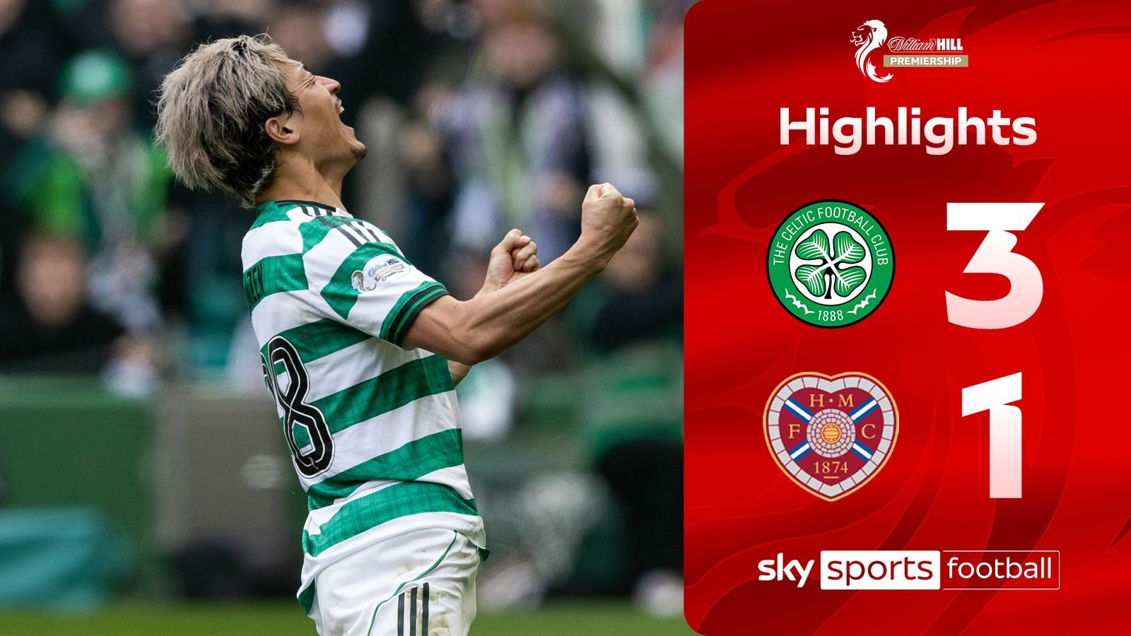 Celtic 3-1 Hearts