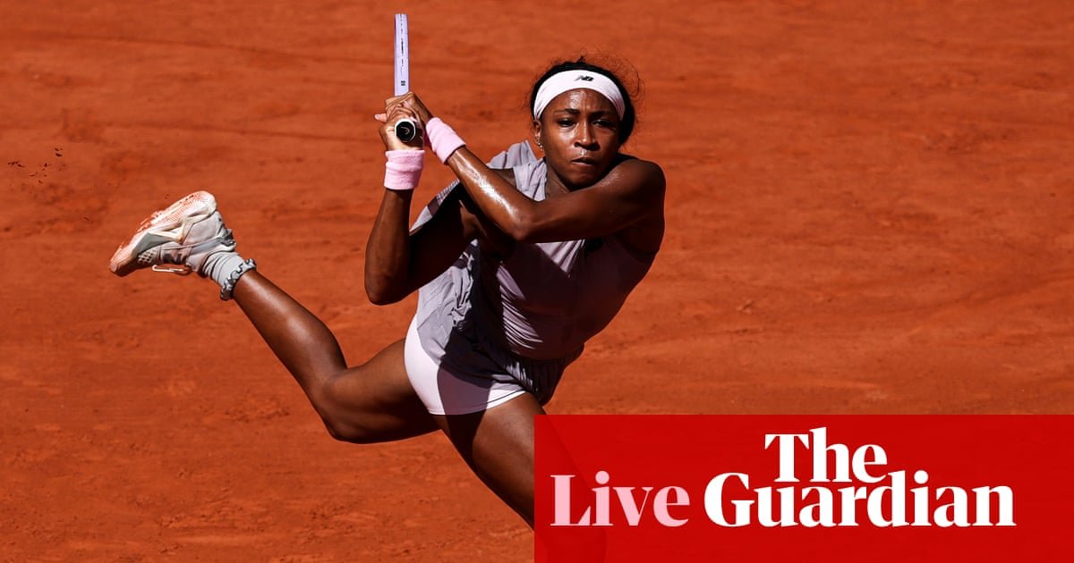 French Open 2026: Osaka and Gauff through; Medvedev crashes out on boiling day three – live | French Open 2026