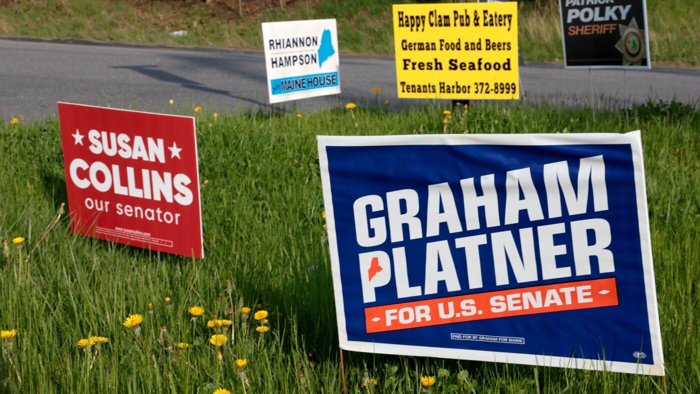 In pitch to voters, Susan Collins touts funds for Maine, Senate seniority : NPR