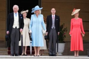 King Charles praised for US Congress speech at Buckingham Palace's first garden party of the season