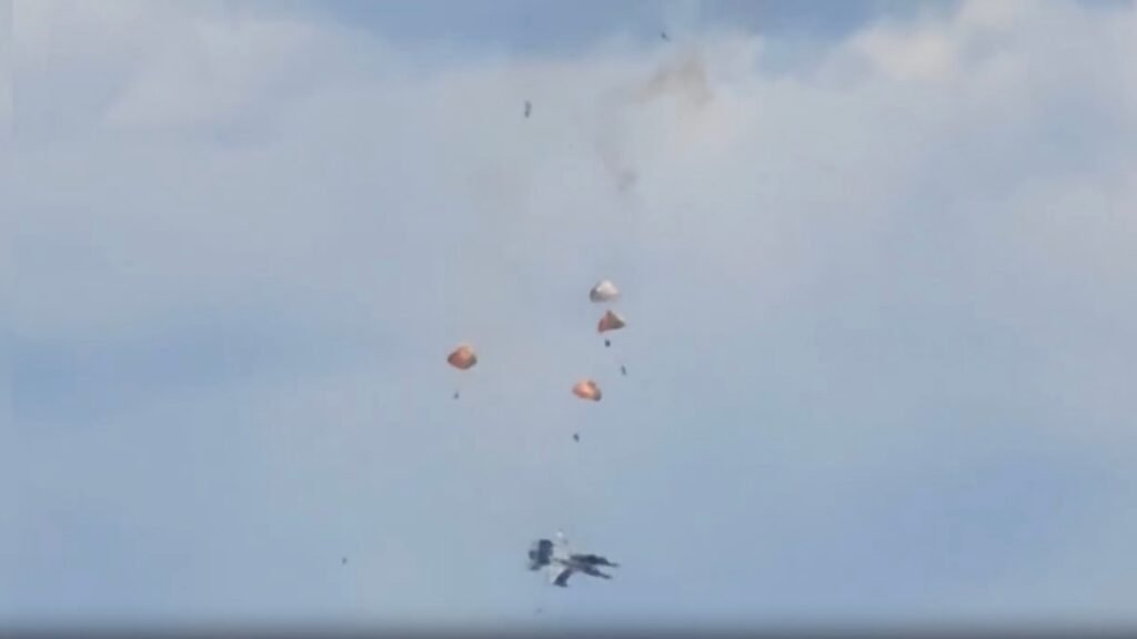 Midair collision between two jets at air show prompts Idaho Air Force base lockdown