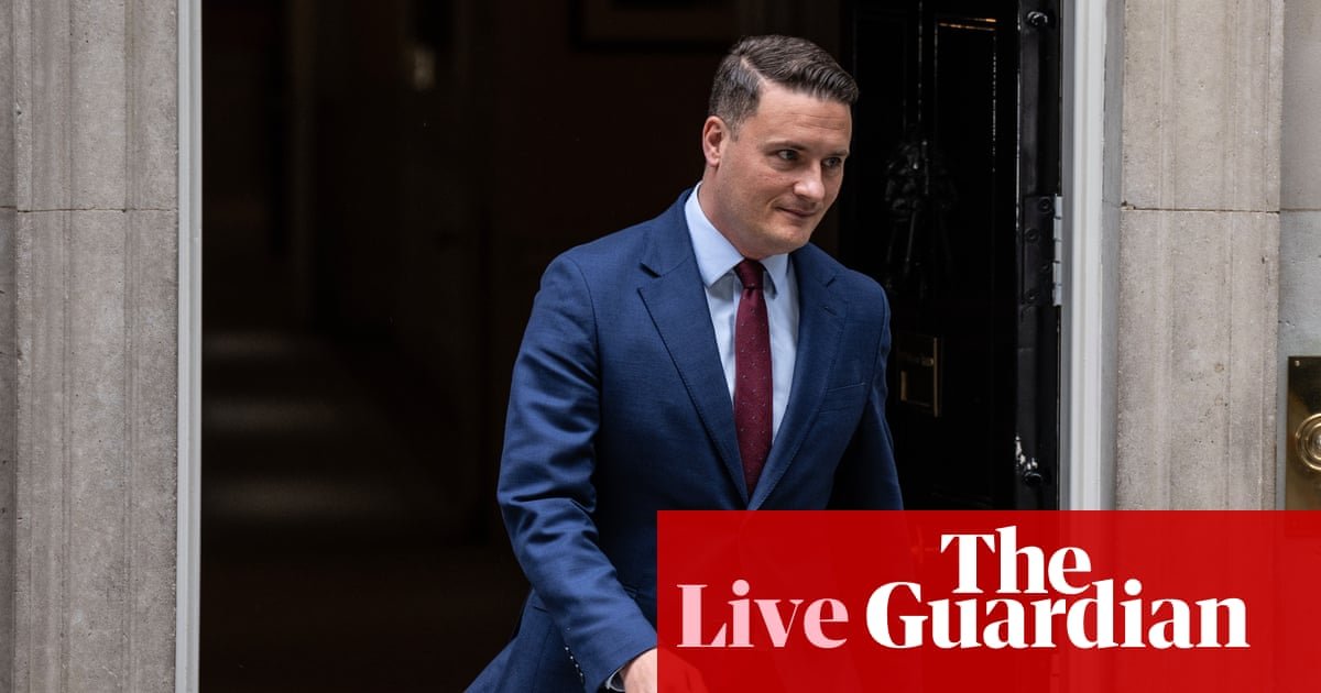 Starmer has ‘full confidence’ in Streeting despite health secretary’s allies saying he is planning to resign – UK politics live | Politics