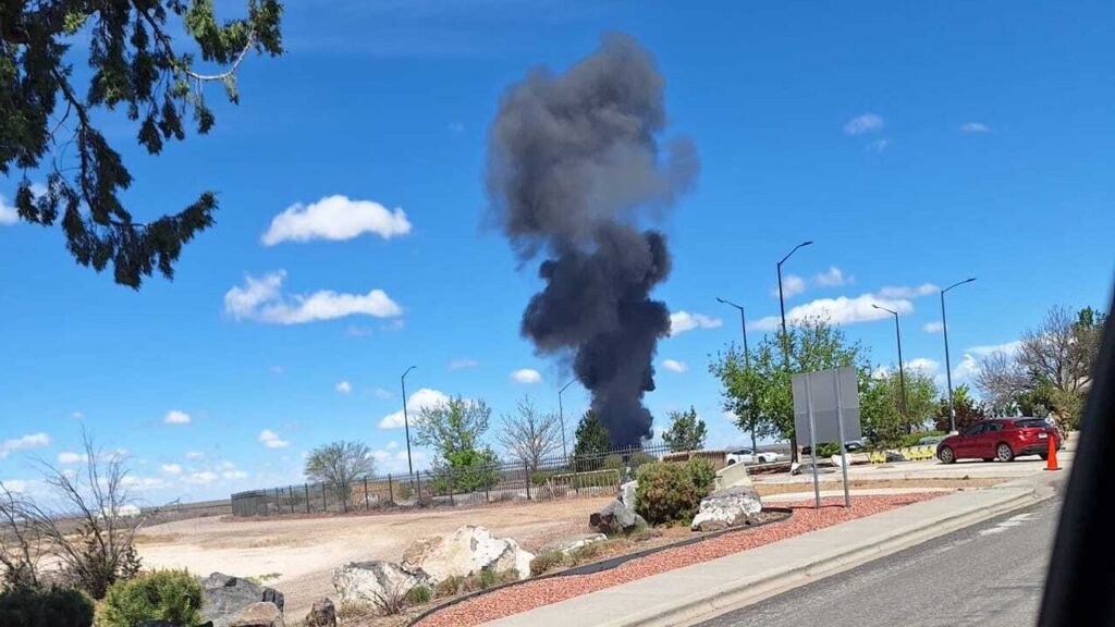 Two Navy jets crash at Mountain Home Air Force Base in Idaho