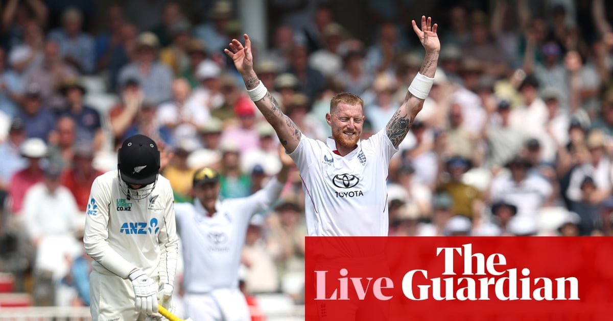 England v New Zealand: third men’s cricket Test, day two – live | England v New Zealand 2026