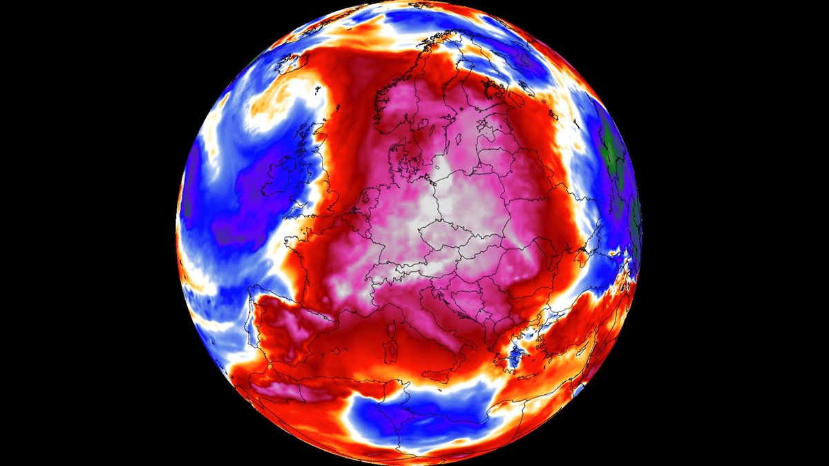 Europe's Record-Breaking Heatwave Expands East, 40s in Many Countries until Tuesday