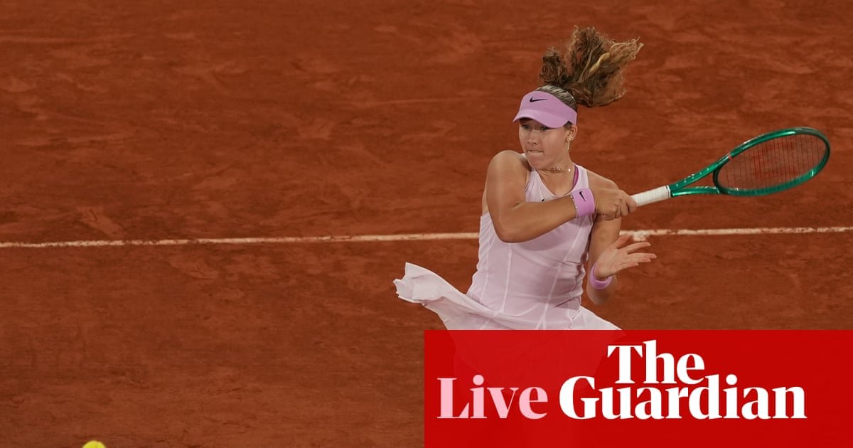 French Open 2026 quarter-finals: Mirra Andreeva v Sorana Cirstea – live | French Open 2026