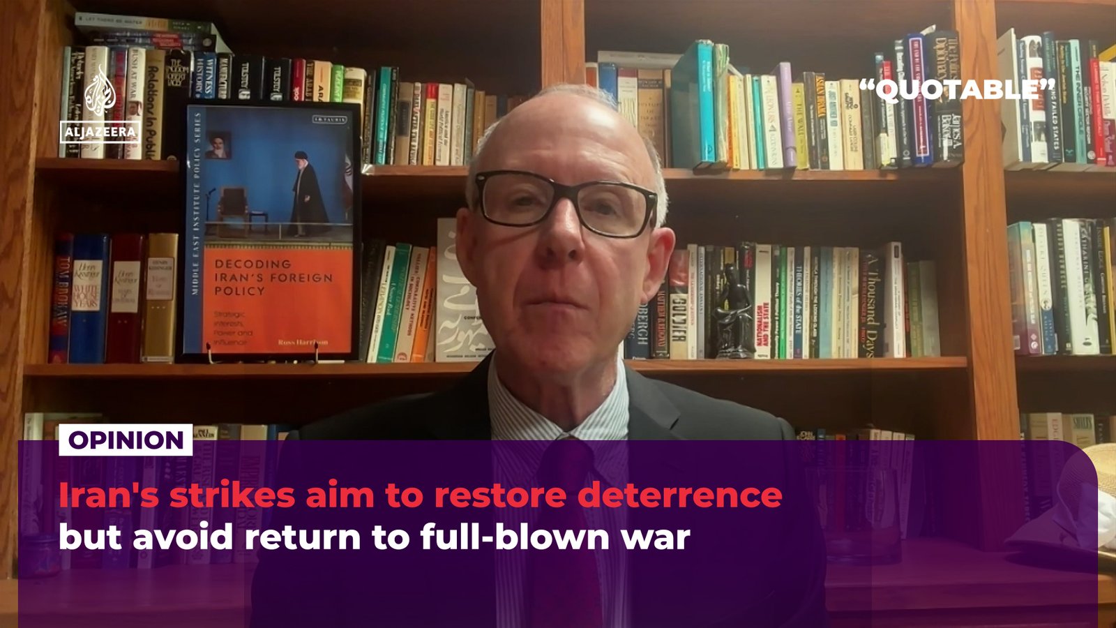 Iran’s attack on Israel aims to restore deterrence but avoid return to war | Conflict News