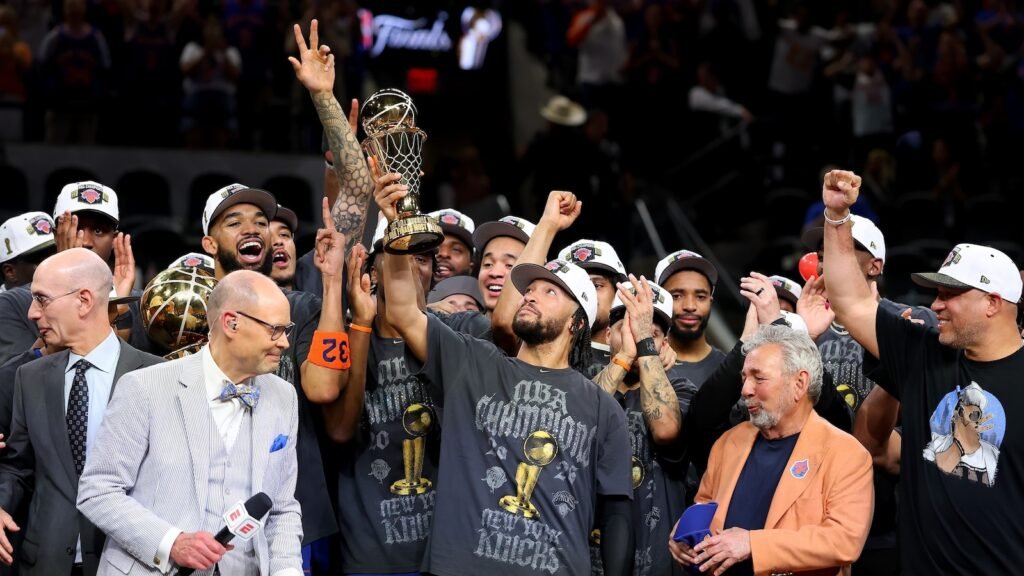 Knicks win 1st NBA championship in more than 50 years, setting off pandemonium in NYC