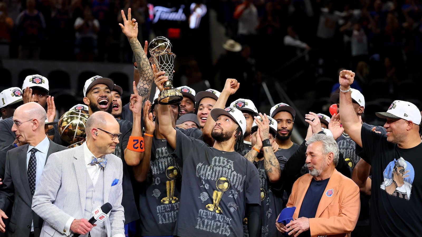Knicks win 1st NBA championship in more than 50 years, setting off pandemonium in NYC