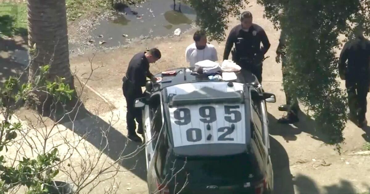 LAPD and feds conduct drug-busting operation in fentanyl hotspot MacArthur Park